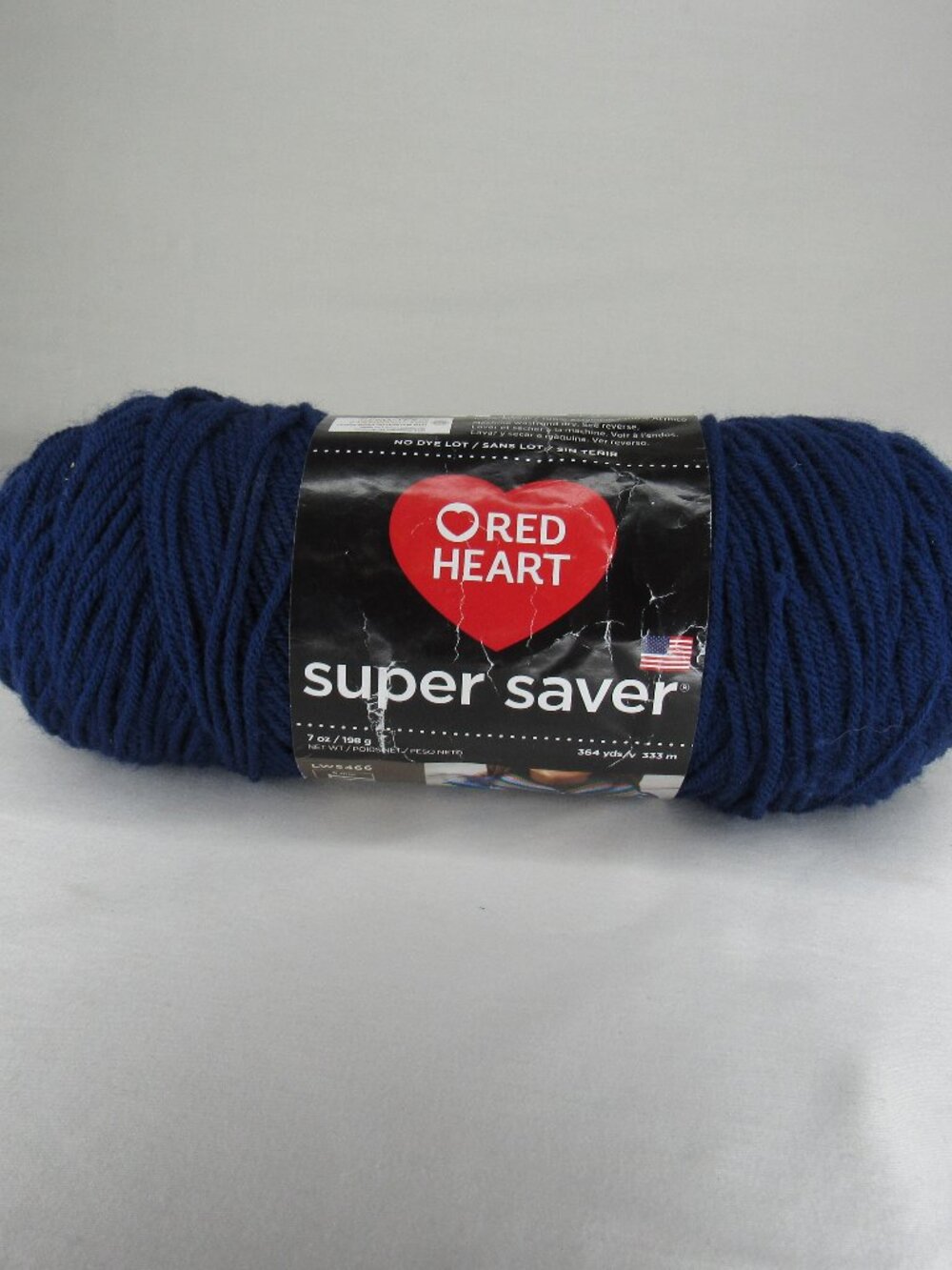 Red Heart Super Saver Yarn Skein Soft Navy Blue New 7oz 364 Yrds 100% Acrylic
